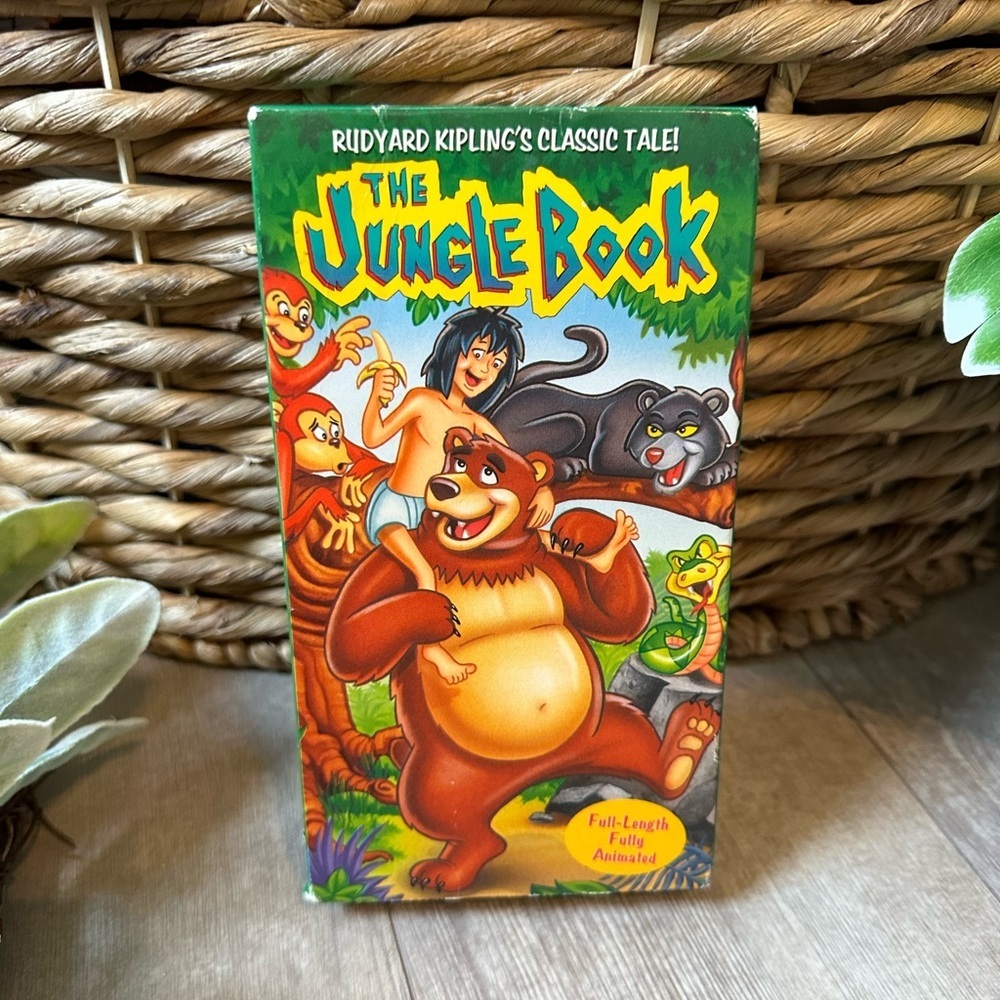 Vintage 1991 The Jungle Book VHS Kids Movie